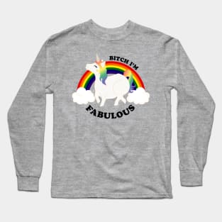 Fabulous Unicorn Long Sleeve T-Shirt